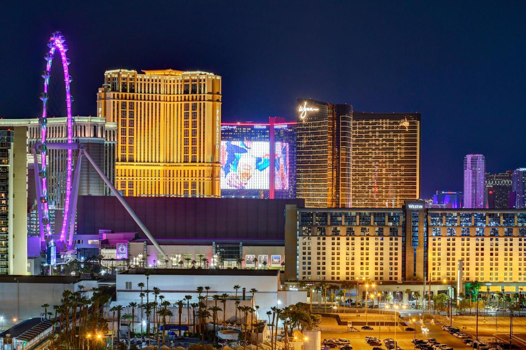 Lucky Gem Penthouse & Luxury Suites At Signature Resort, Balcony Strip View 2605 Las Vegas Exterior photo