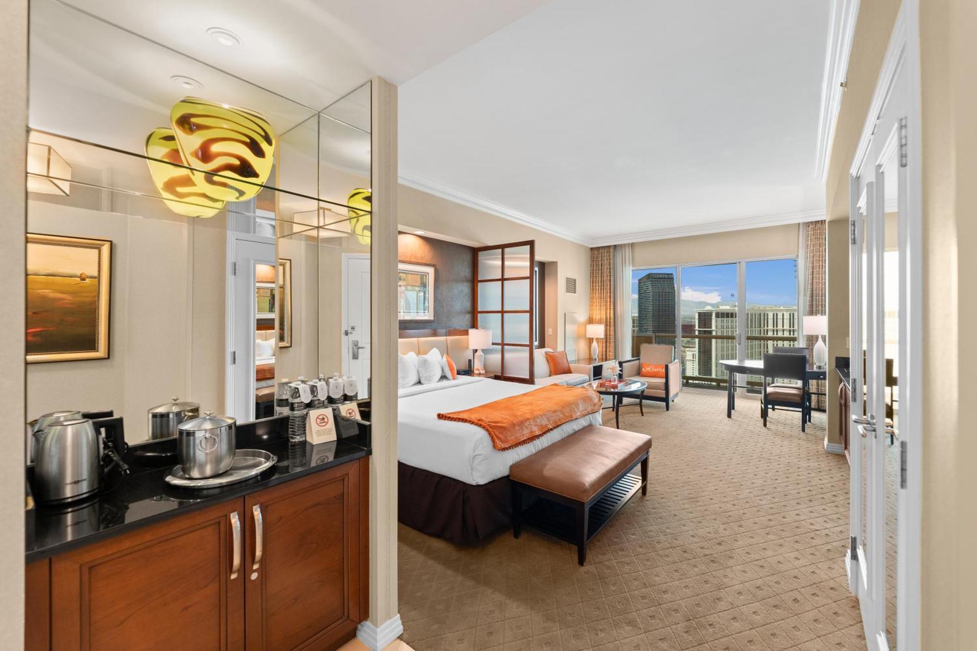Lucky Gem Penthouse & Luxury Suites At Signature Resort, Balcony Strip View 2605 Las Vegas Exterior photo