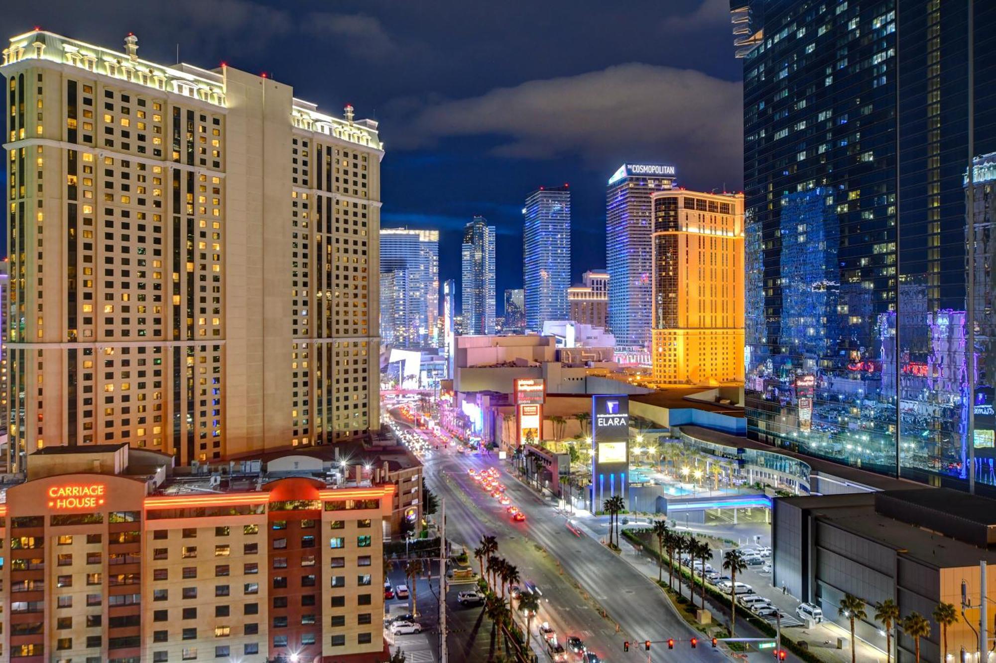 Lucky Gem Penthouse & Luxury Suites At Signature Resort, Balcony Strip View 2605 Las Vegas Exterior photo